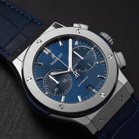 hublot blau schwarz|hublot blue watch.